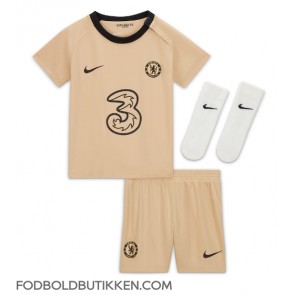Chelsea Kante #7 Tredjetrøje Børn 2022-23 Kortærmet (+ Korte bukser)